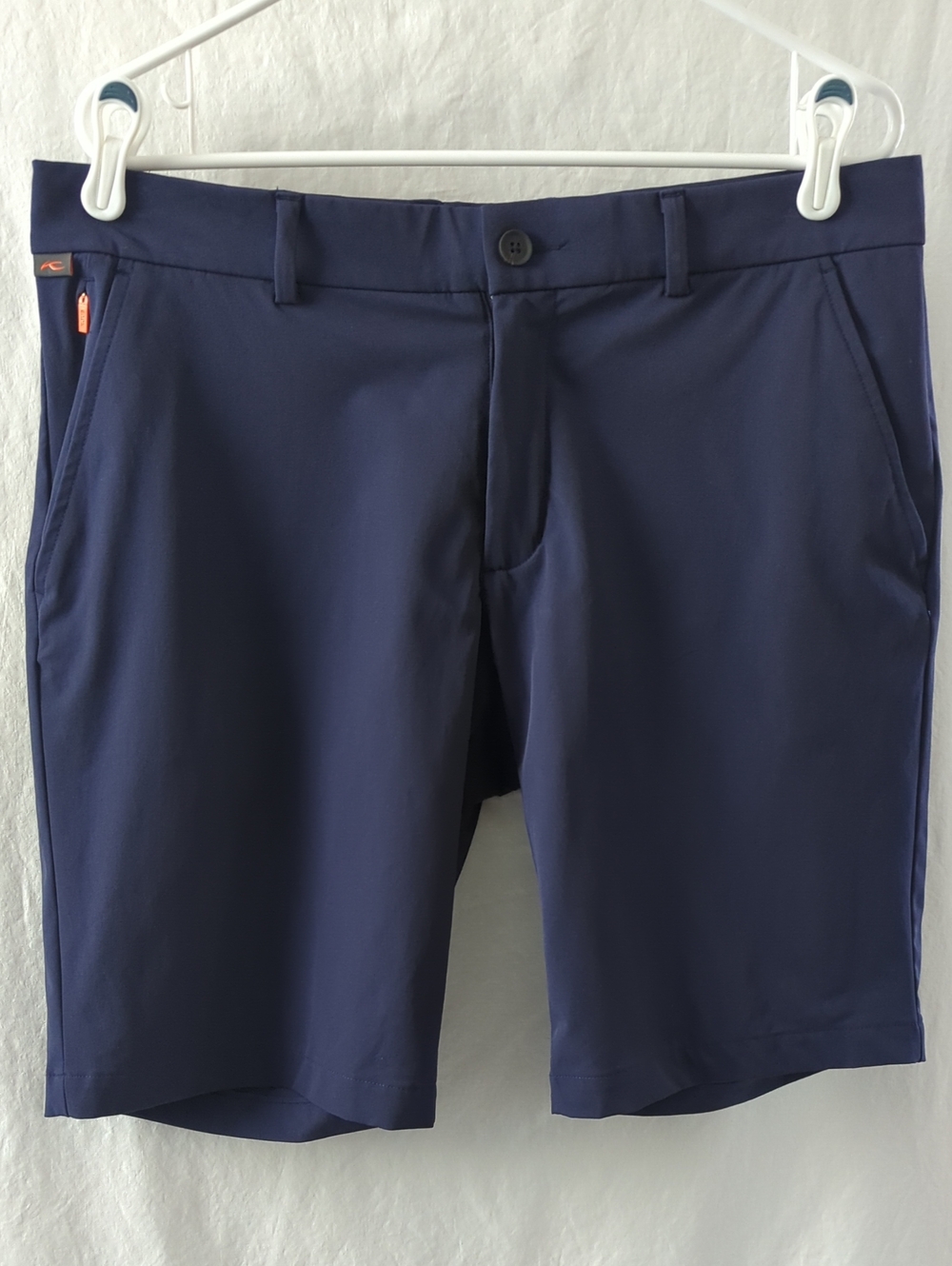 KJUS Men’s Iver Golf Shorts Blue Size 36 10” Inseam Performance Stretch